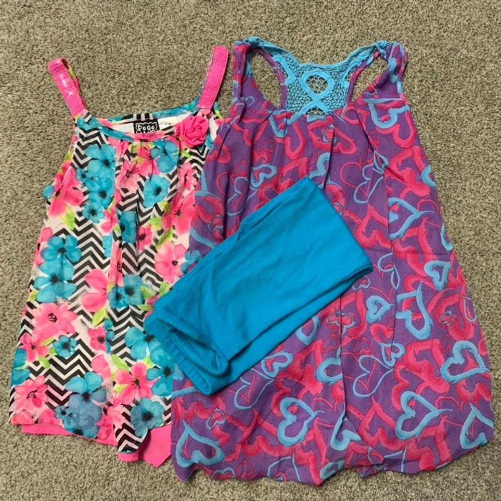 Girl's 3pc Matching Lot - Size M(7/8)